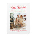 Search for magnet christmas cards Red and white