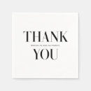 Search for thank you napkins Minimalist