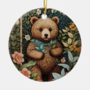 Search for brown bear christmas tree decorations Cute