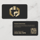 Search for plumbing and electrical business cards Contractor