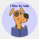 Search for dog reading stickers Funny