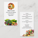 Search for fresh produce business cards Grocery