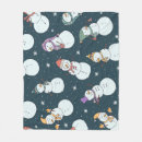 Search for christmas snowmen blankets Illustration