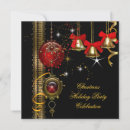 Search for black and gold christmas invitations New years eve