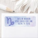 Search for purple glitter return address labels Cute
