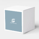 Search for light blue favour boxes Elegant