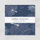 Search for hibiscus flower business cards Qr code