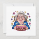 Search for funny old lady birthday invitations Getting older humour