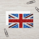 Search for flag stuff business cards British