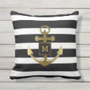 Search for nautical cushions black and white