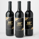 Search for 60th anniversary wine labels Elegant