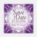 Search for purple save the date magnets Abstract
