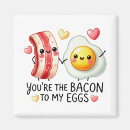 Search for funny bacon magnets Cute