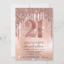 Search for faux rose gold glitter invitations Trendy