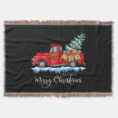 Search for old fashioned christmas blankets Red
