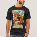 Search for beer ad tshirts Alphonse mucha