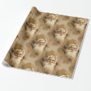 Search for old world christmas wrapping paper Santa claus