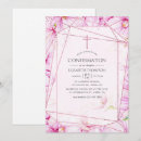 Search for rose confirmation invitations Pink