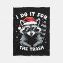 Search for raccoon blankets Christmas tree