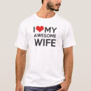 Search for i love my awesome wife tshirts Husband