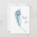 Search for watercolor peacock feather cards Blue