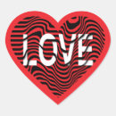 Search for black red and white stickers Heart