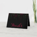Search for pink black wedding thank you cards Gothic
