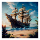 Search for pirate ship posters Beach