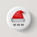 Search for santa claus buttons badges Red