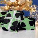 Search for green leaves wrapping paper Irish