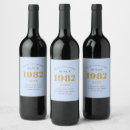 Search for 40th birthday wine labels Gold