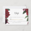 Search for rich rsvp cards Burgundy