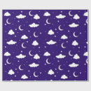 Search for night sky wrapping paper Moon