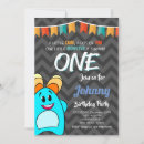 Search for cartoon monster invitations Boy