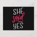 Search for she said postcards Marriage proposal