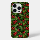 Search for holly leaf iphone cases Festive