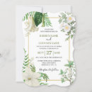 Search for white floral wedding invitations Gold
