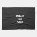 Search for blank template tea towels Black