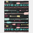 Search for tribal arrow blankets Black
