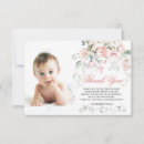 Search for girl baptism thank you cards Watercolor