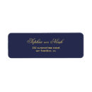Search for gold return address labels weddings Script