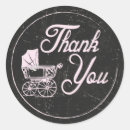 Search for chalkboard thank you stickers Baby