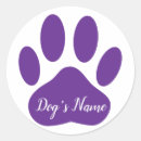 Search for pet name stickers Pawprint