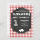 Search for backyard bbq invitations Chalkboard