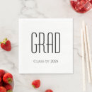 Search for graduation party tableware Minimal