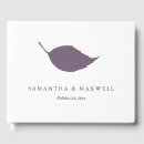 Search for plum wedding guest books Simple