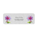 Search for pink purple return address labels Simple