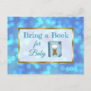 Search for bring a book baby shower invitations Blue