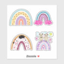 Search for rainbow earth stickers Colourful