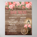 Search for rustic bar menus Flowers